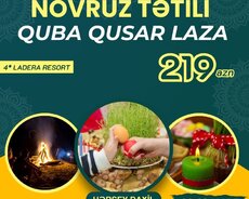Quba Qusar Laza 3 günlük Novruz turu