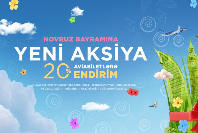 Təcili: AZAL endirimlərə başladı – 10 ŞƏHƏR, TARİXLƏR