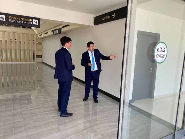 Füzuli hava limanında sənədlər ilk dəfə