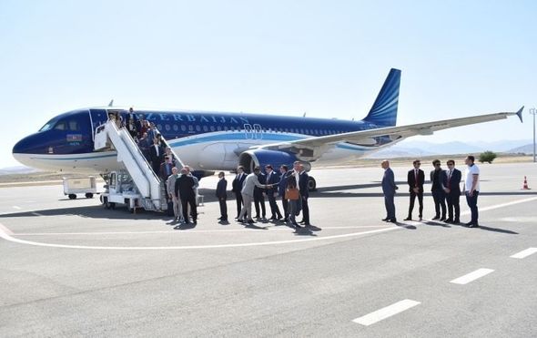 Füzuli hava limanında sənədlər ilk dəfə