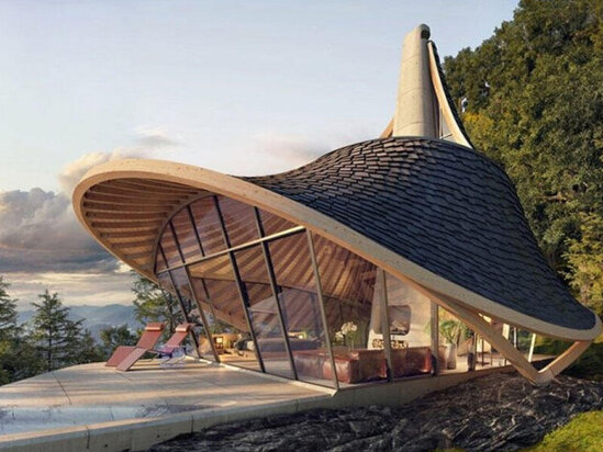 Hokkaydo adasında qeyri-adi ekoloji otel