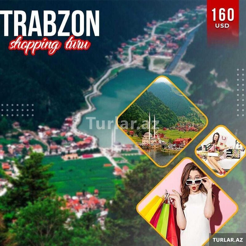 Teyyare ile shopping Trabzon turu 3günlük