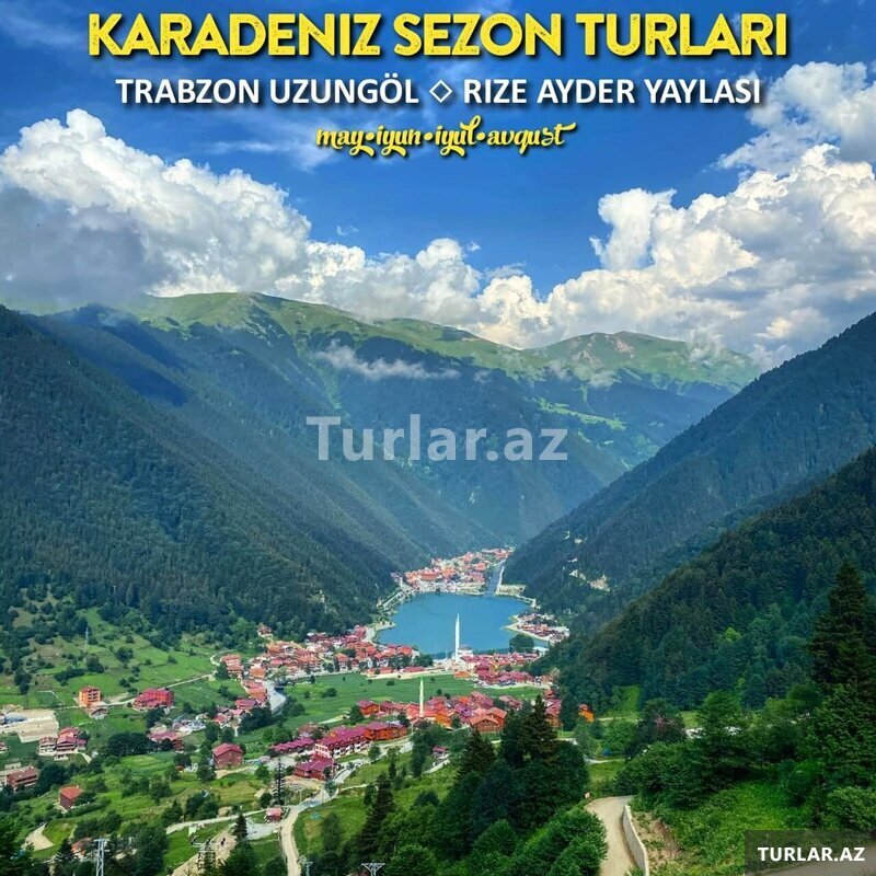 Trabzon Rize ayder-Qaradəniz turu
