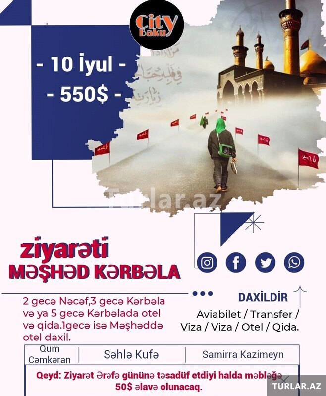 Məşhəd Kərbəla ziyarəti