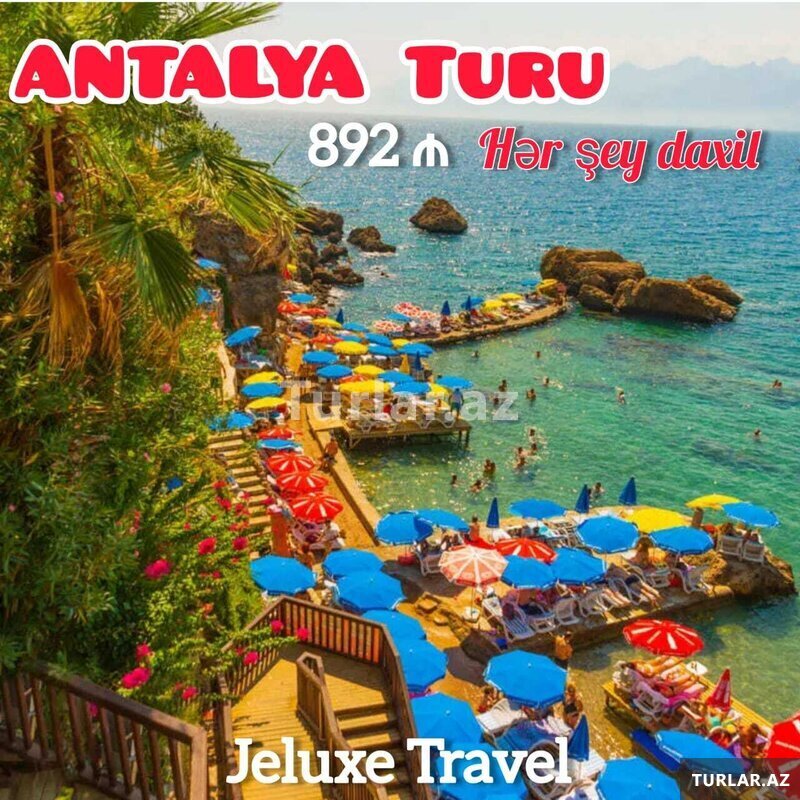 Antalya turu yeni avqust