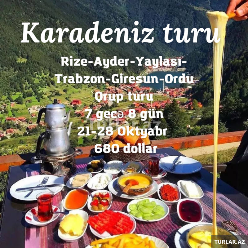 Qaradəniz Trabzon Uzungöl Rize