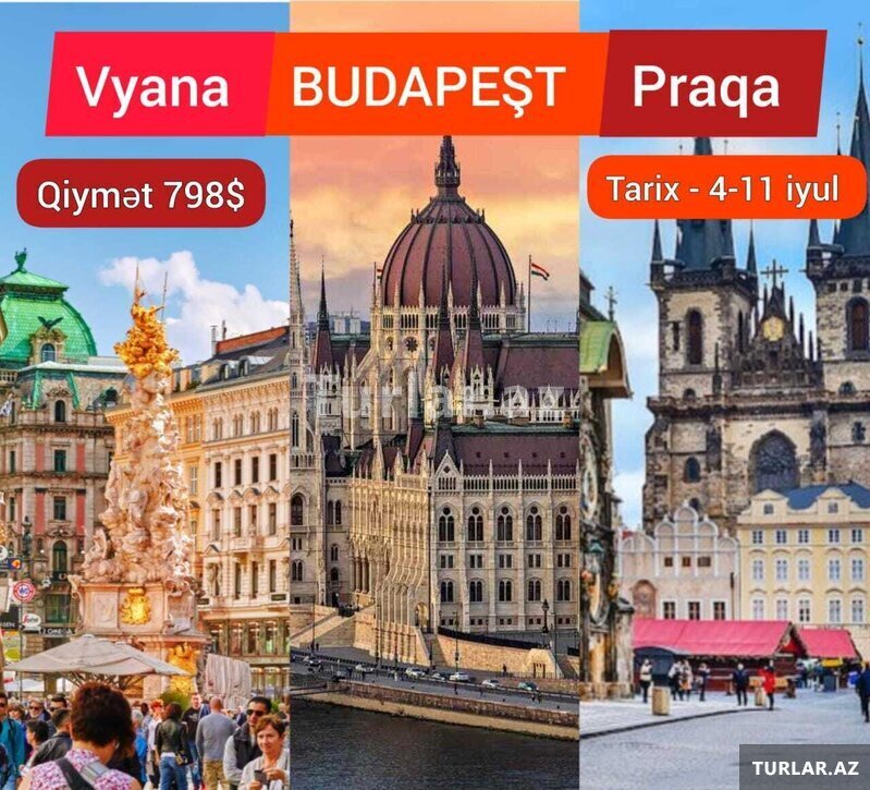 Budapeşt, Vyana, Praqa turu
