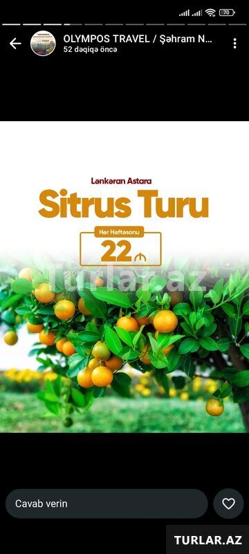 Lənkəran Astara sitrus turu Lənkəran Astara sitrus turu
