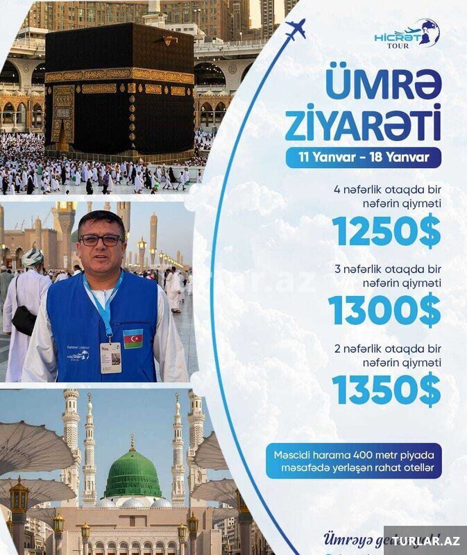 Ümrə ziyarəti Yanvar ayinda Ümrə ziyarəti Yanvar ayinda