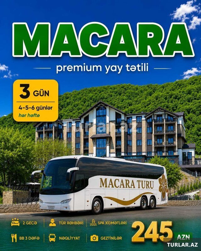 3 günlük Quba Macəra Lake park turu 3 günlük Quba Macəra Lake park turu