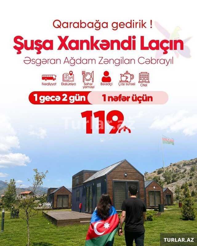 2 günlük Qarabağ Avtobus Turu 2 günlük Qarabağ Avtobus Turu