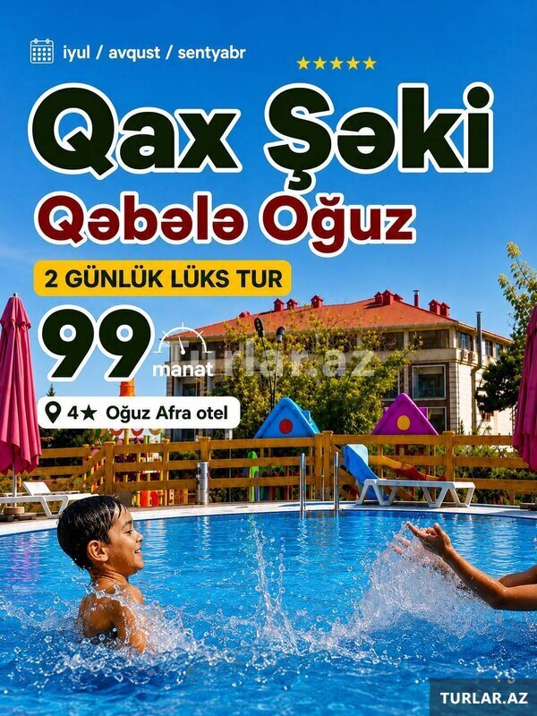 2 günlük Qax Şəki Oğuz Qəbələ turu 2 günlük Qax Şəki Oğuz Qəbələ turu