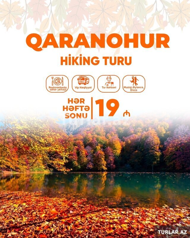 İsmayıllı Qaranohur Gölü turu İsmayıllı Qaranohur Gölü turu