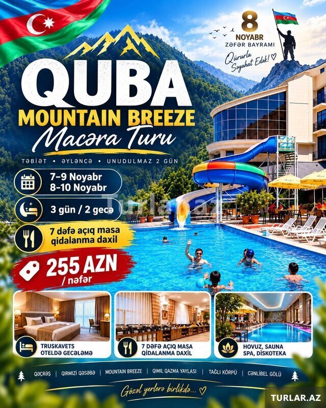 3 günlük Quba Mountain Breeze Macera turu 3 günlük Quba Mountain Breeze Macera turu