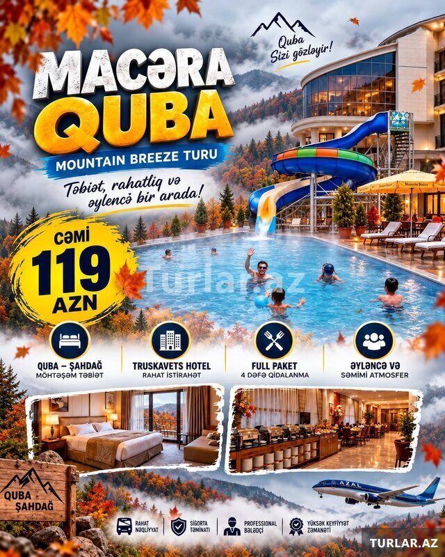 Двухдневный тур в горы Quba, включая питание Двухдневный тур в горы Quba, включая питание