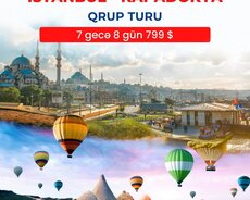 İstanbul Kapadokya Qrup Turu (Birbaşa uçuşla)