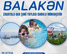 Balakən Zaqatala Qax Şəki Mingəçevir turu