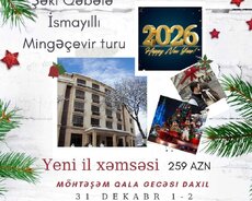 İsmayıllı Qəbələ Şəki Mingəçevir turu