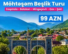 Balakən Zaqatala Qax Şəki Mingəçevir turu