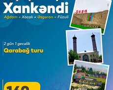 Xankəndi Şuşa Ağdam Xocalı Əsgəran turu