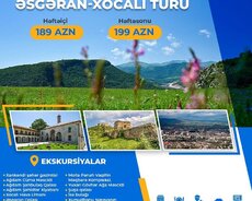 Xankəndi Şuşa Ağdam Əsgəran Xocalı turu (2 gün)