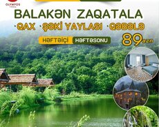 Qax Yurd otel ilə 2 günlük gəzinti