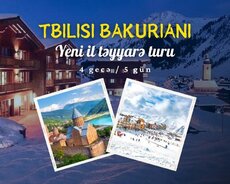 tblisi - Bakuriani Yeni İl Təyyarə✈️turu❄️