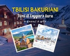 Bakuriani Tbilisi Yeni İl Təyyarə✈️turu❄️