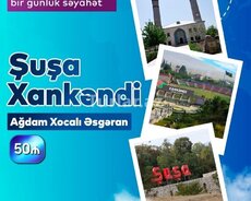 Xankəndi • Şuşa • Ağdam • Xocalı • Əsgəran