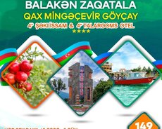 Balakən Zaqatala Qax Şəki Mingəçevir turu