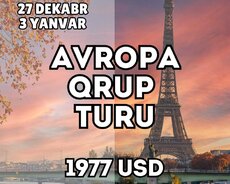 Yeni İli Avropa Qrup Turu İlə Yadda Qalan Edin