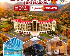 Zəfər bayramına özəl Şəki Marxal turu