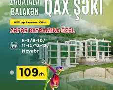 Hilltopheaven hotel ilə Balakən Zaqatala turu