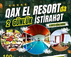 5* Qax El Resortda 4 dəfə qidalanma daxil tur