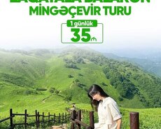 1 günlük Zaqatala Balakən Mingəçevir turu