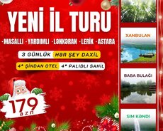 3 günlük Yeni il cənub turu Lənkəran Lerik Astara