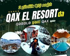 Qax El Resort Hoteldə Qax Şəki Qəbələ turu