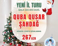 Qusar-Şahdağ turu 1, 2, 3 gün (Yeni il turları)