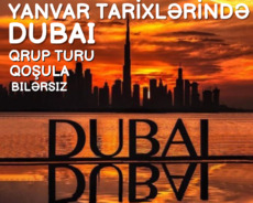 Dubai qrup turu yanvar ayına