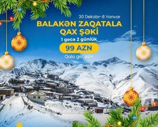 Balakən Zaqatala Qax Şəki yeni il turu