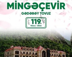 2 günlük Mingəçevir Gədəbəy Tovuz turu