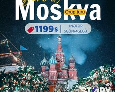 Möhtəşəm YENİ İL Moskva qrup turu