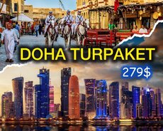 Qaatar Doha turpaket ekonom