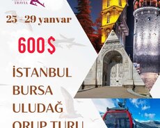 İstanbul-Bursa-Uludağ turu