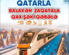 Qax Balakən Zaqatala Qatar turu