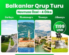 Novruza Özəl Balkanlar Qrup Turu - 4 ölkə