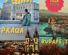 Budapeşt-Vyana-Praqa Turu