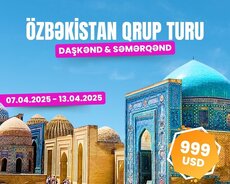 Özbəkistan (Daşkənt Səmərqənd turu) qrup turu