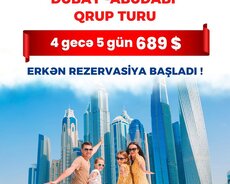 Dubay-Abudabi Qrup Turu Hərşeydaxil Vip