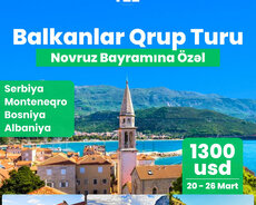 Novruza Özəl Balkanlar Qrup Turu - 4 ölkə